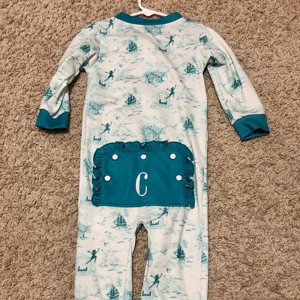 Busy bees Peter Pan footie pjs- 3T